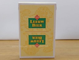 Leeuw bier kaartspel geel wit leeuw